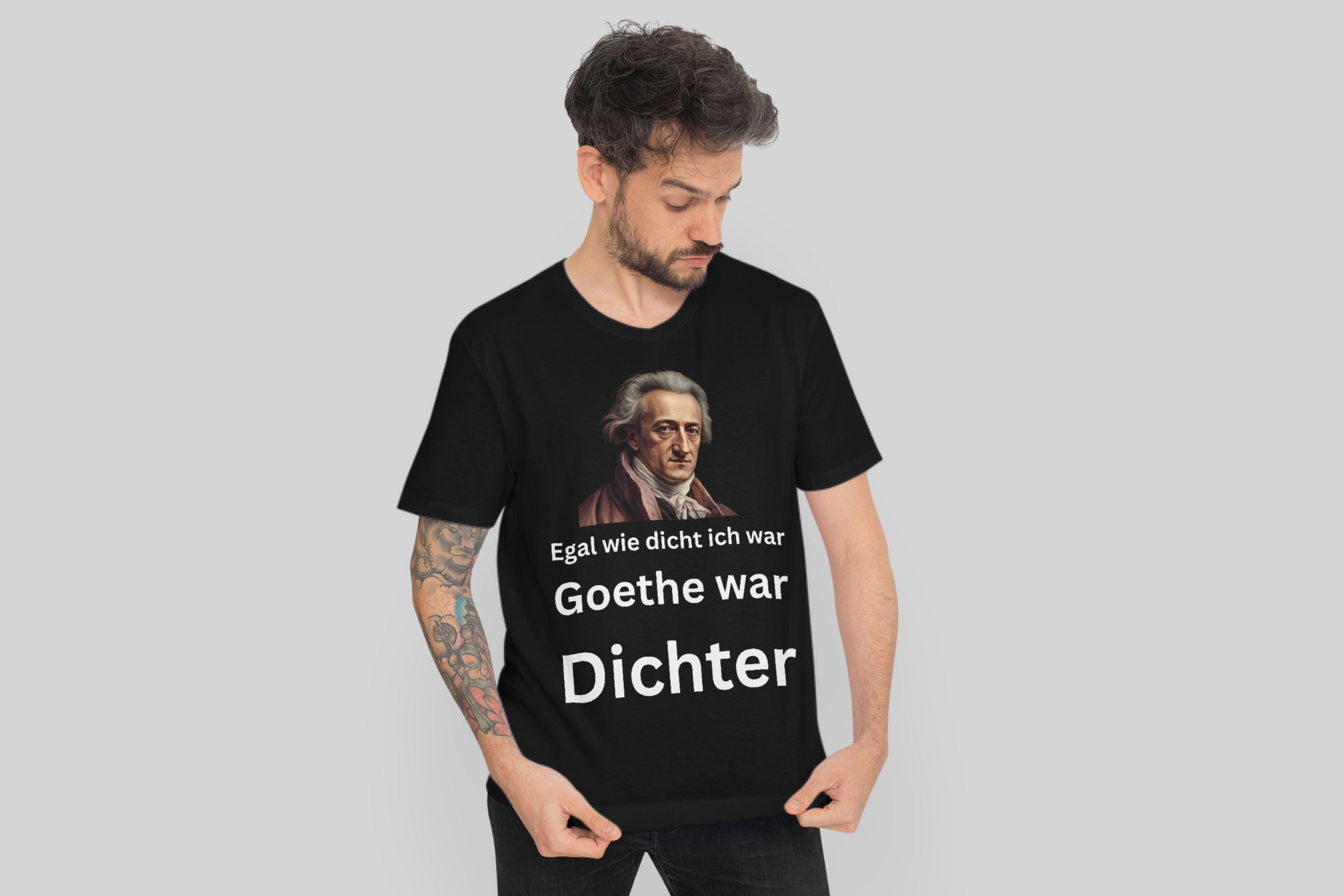 Egal wie dicht ich war Goethe war Dichter