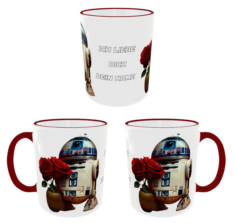 Kleiner Droide Ich liebe dich  personalisiert
